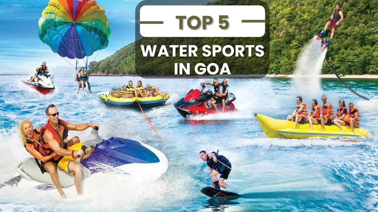 5 watersports in Goa at Baga Beach