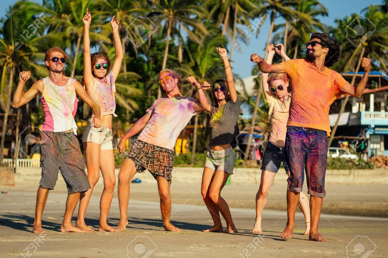 Holi festival tour in Goa